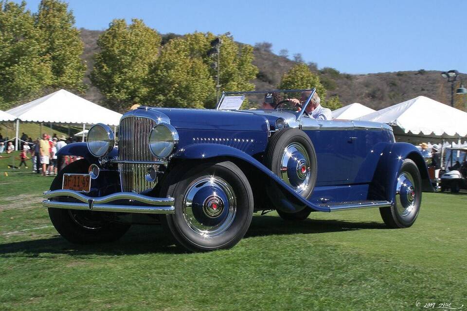 1930 Model J with Murphy Disappearing Top Torpedo Convertible Coupe body; two years later and a specific coachbuilt body rather than the 1928 launch specification.