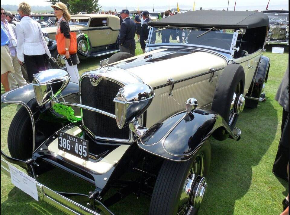 Exact 1930 Model C chassis, but Rauch & Lang Phaeton body rather than the profile sedan; representative body style is disclosed.