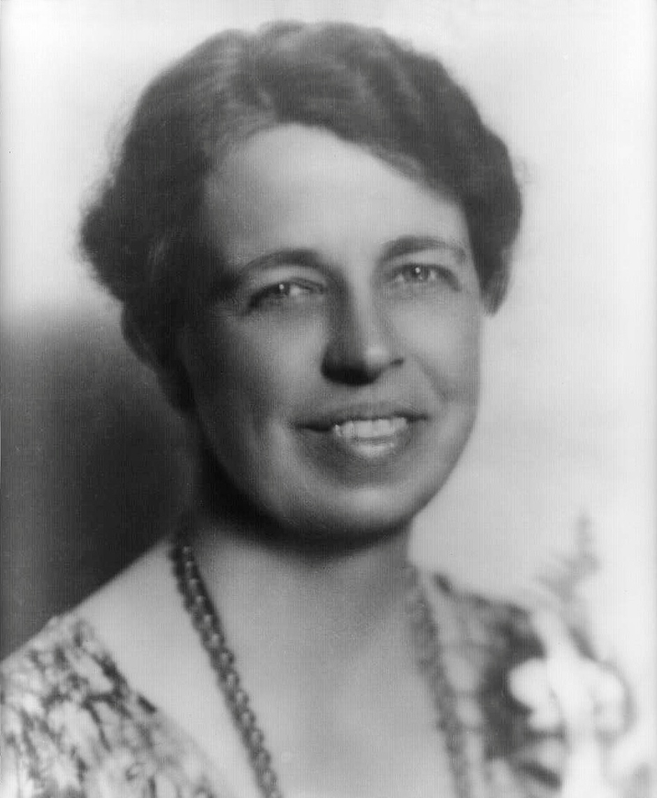 Eleanor Roosevelt in a July 1933 identification portrait.