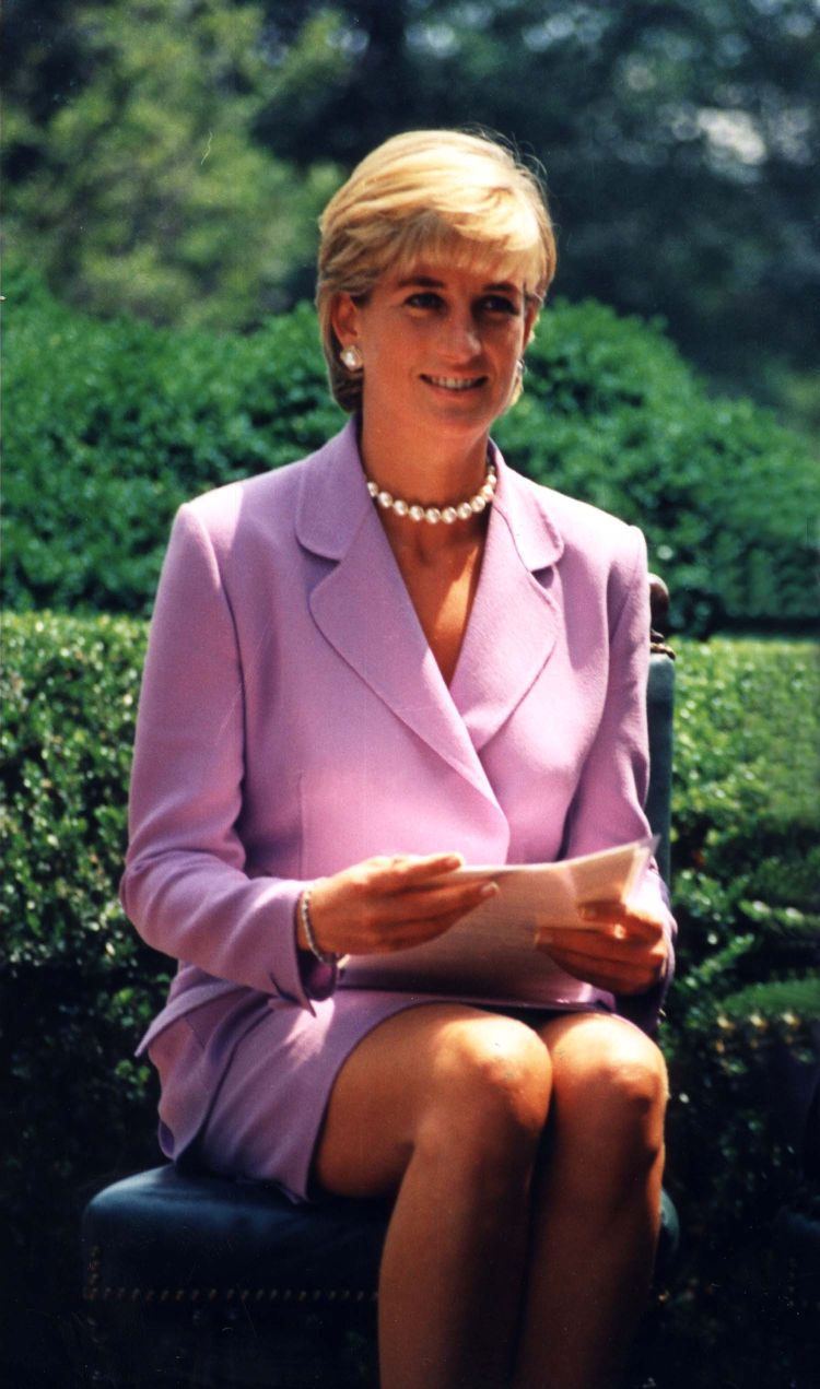 Diana, Princess of Wales, at an American Red Cross event in Washington, D.C., in 1997, photographed by John Mathew Smith.