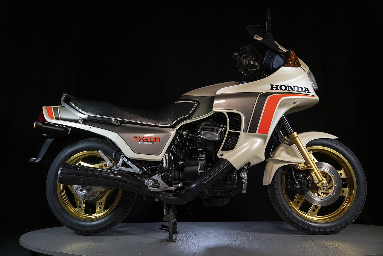 Exact CX500 Turbo model; source title gives a 1981-1982 band that includes the target but does not establish this individual motorcycle's year or market.
